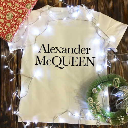 Чоловіча футболка з принтом - Alexander McQueen