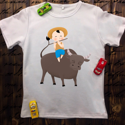 Чоловіча футболка з принтом - Пастух