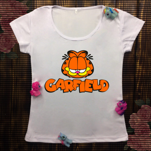 Жіноча футболка з принтом - Garfield