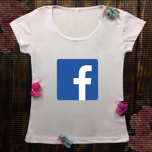 Жіноча футболка з принтом - Фейсбук