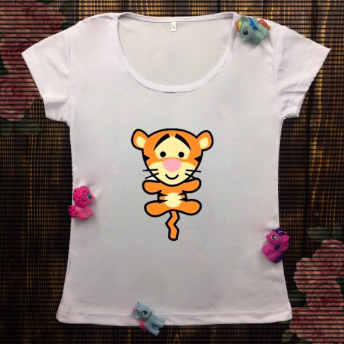 Жіноча футболка з принтом - Тигруля 