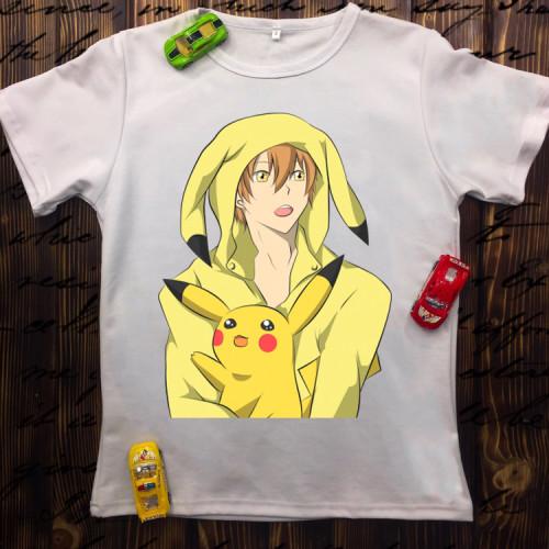 Чоловіча футболка з принтом - Pikachu guy
