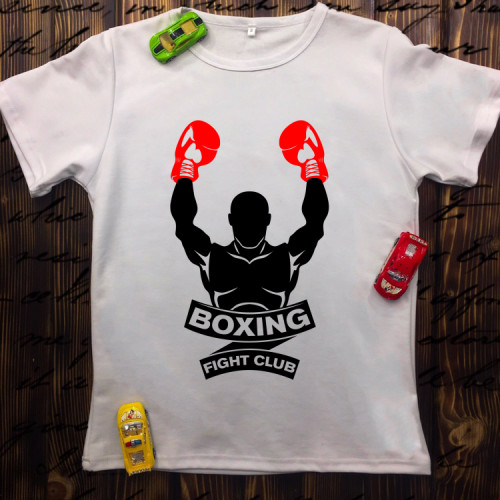 Чоловіча футболка з принтом - Boxing Fight club