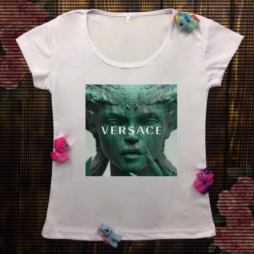 Жіноча футболка з принтом - Versace