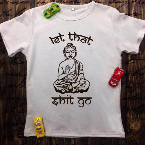 Чоловіча футболка з принтом - Йога