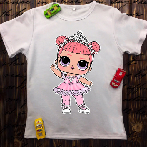 Дитяча футболка з принтом - Кукла Лол