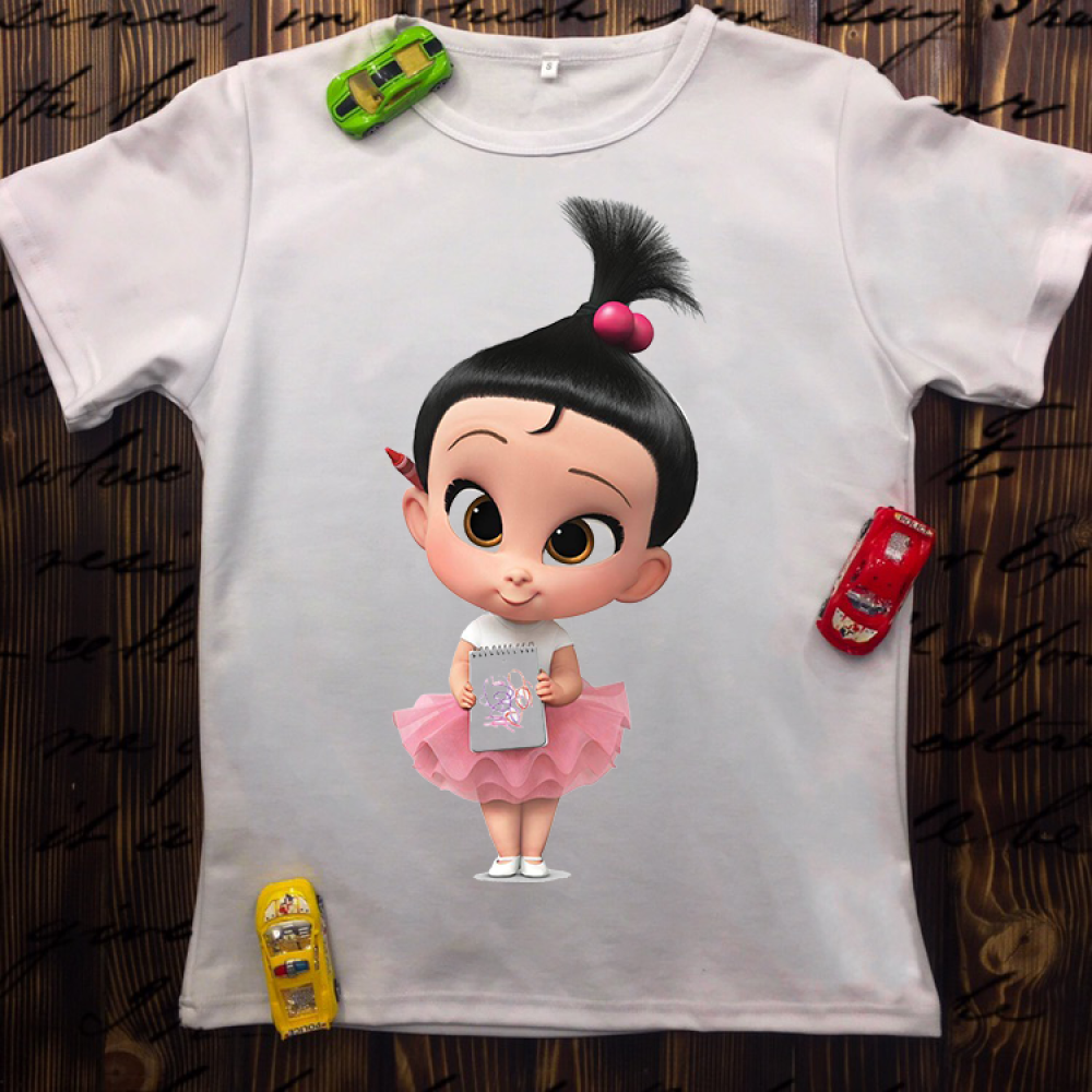 Дитяча футболка з принтом - Лялька Вінілопа