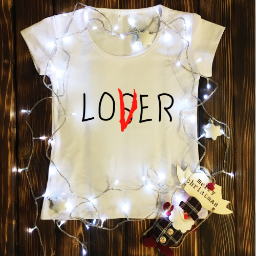 Жіноча футболка з принтом - Lover