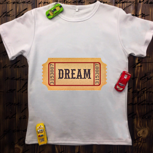 Чоловіча футболка з принтом - Dream