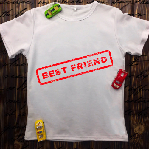 Чоловіча футболка з принтом - Best Friend
