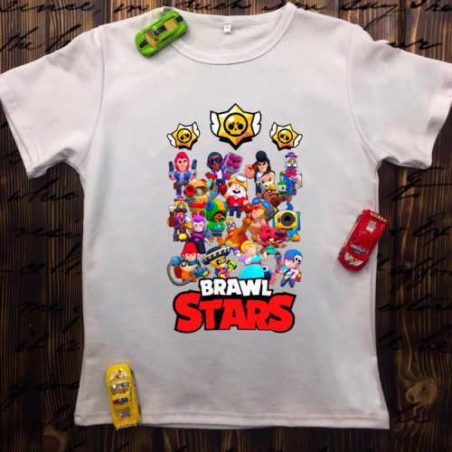 Чоловіча футболка з принтом - Brawl Stars