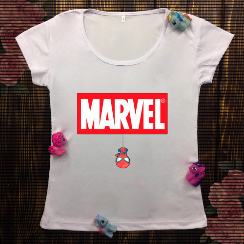 Жіноча футболка з принтом - Марвел (Spiderman)