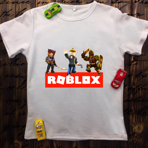 Чоловіча футболка з принтом - Roblox Heroes