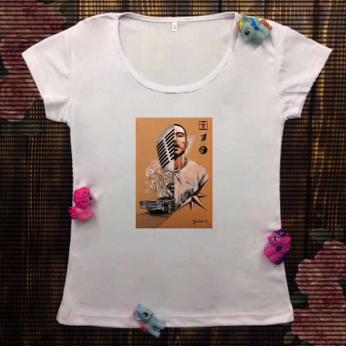 Жіноча футболка з принтом - Скриптоніт 
