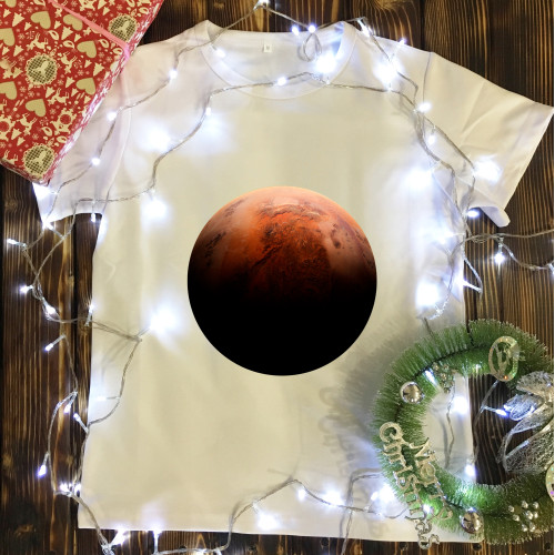 Чоловіча футболка з принтом - Марс