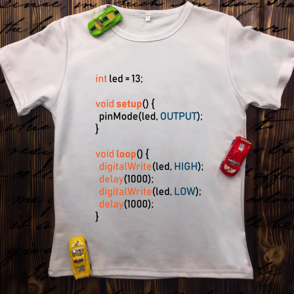 Чоловіча футболка з принтом - Code