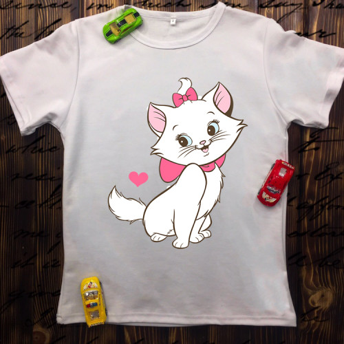 Дитяча футболка з принтом - Кішка Марія 