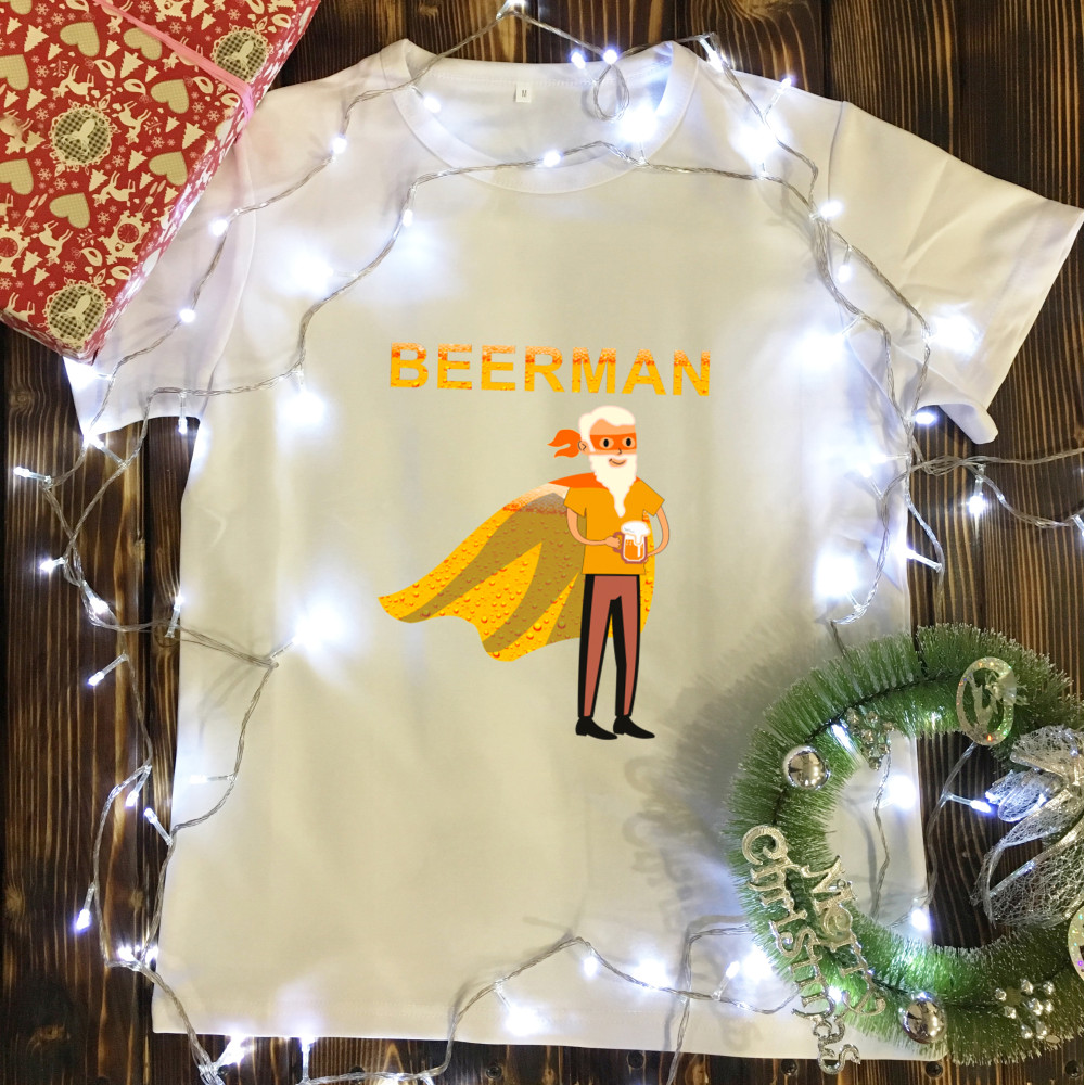 Чоловіча футболка з принтом - BeerMan
