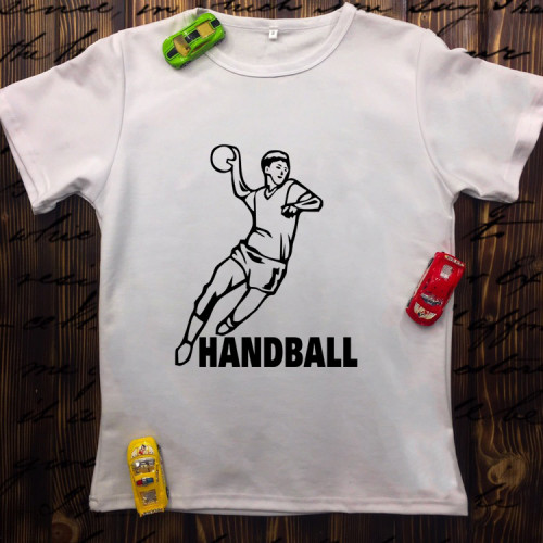 Чоловіча футболка з принтом - Гандбол