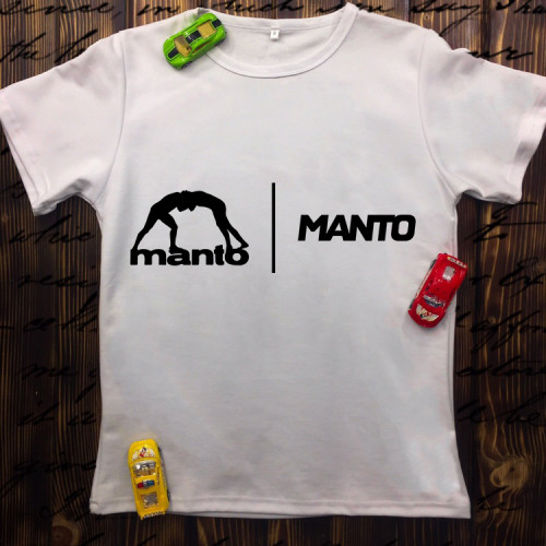 Чоловіча футболка з принтом - Manto