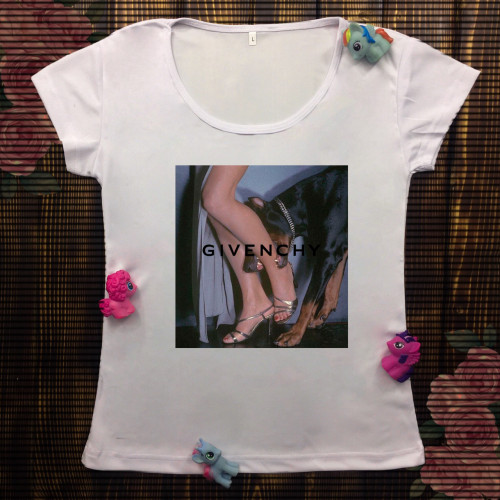 Жіноча футболка з принтом - Givenchy