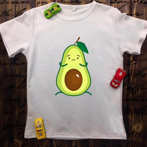 Чоловіча футболка з принтом - Сумне авокадо