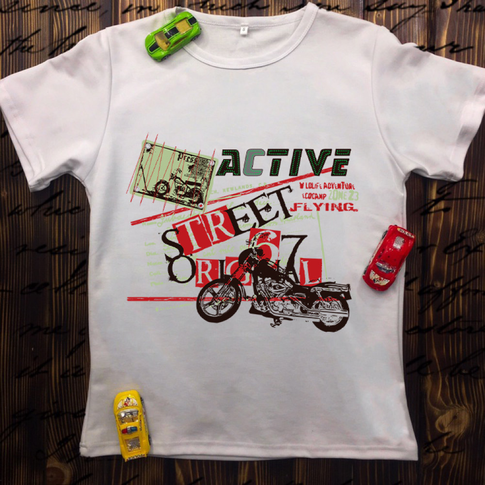 Чоловіча футболка з принтом - Active Street Original