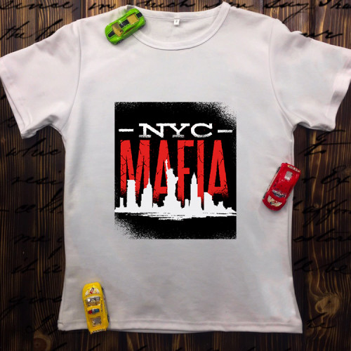 Чоловіча футболка з принтом - Нью Йорк Мафія