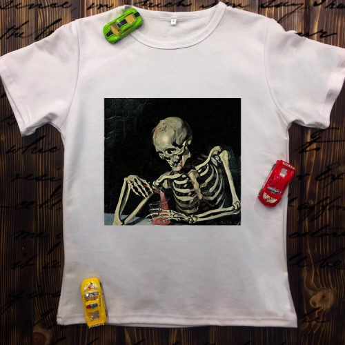 Чоловіча футболка з принтом - Скелет