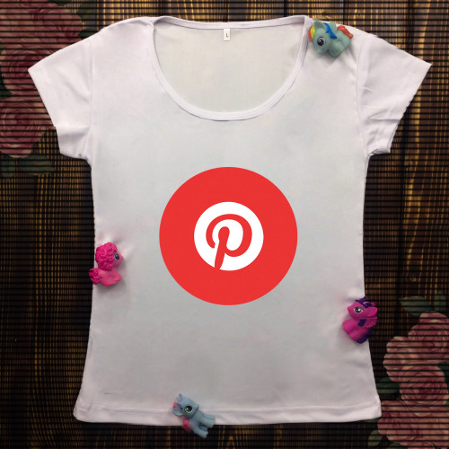 Жіноча футболка з принтом - Пінтерест