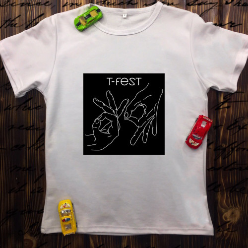 Чоловіча футболка з принтом - T-Fest