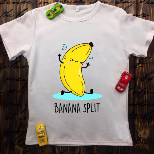 Чоловіча футболка з принтом - Banana split