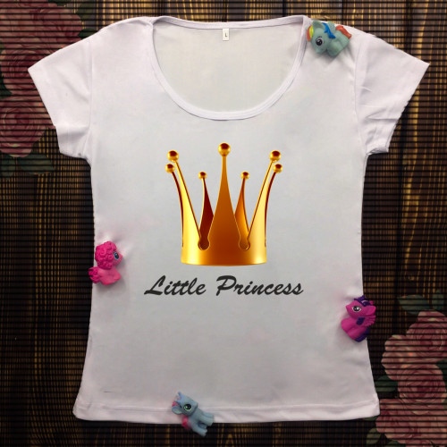 Жіноча футболка з принтом - Little princess