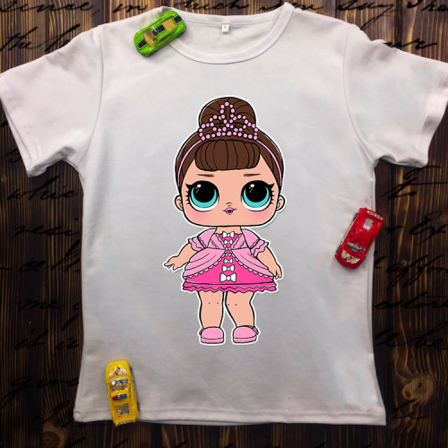 Дитяча футболка з принтом - Лялька Лол