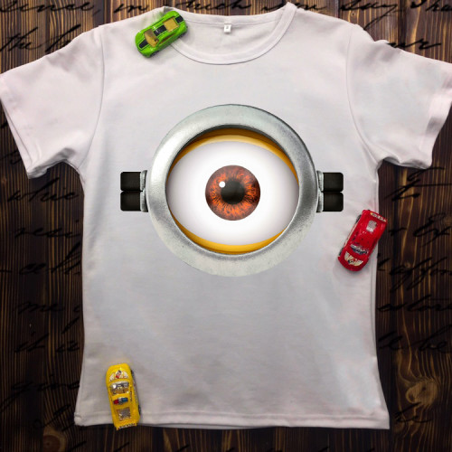 Дитяча футболка з принтом - Око Мінйона