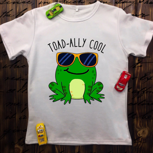 Чоловіча футболка з принтом - Toad-ally cool