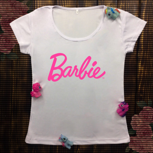 Жіноча футболка з принтом - Barbie
