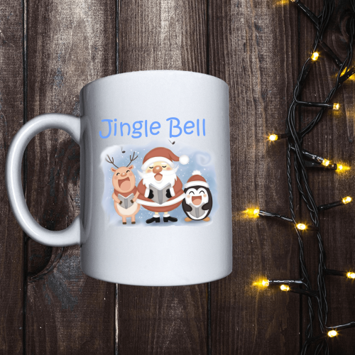 Чашка з принтом - Jinglle Bell
