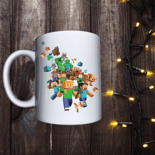 Чашка з принтом - Minecraft