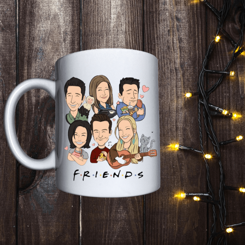 Чашка з принтом - Friends - Арт