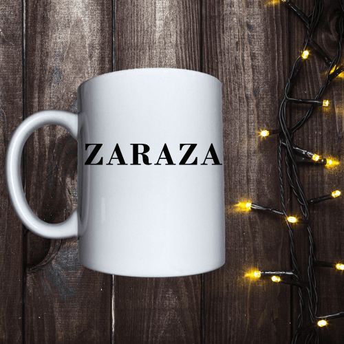Чашка з принтом - ZARAZA