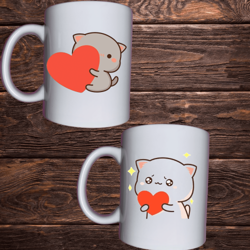 Чашки з принтом - Mochi Cat