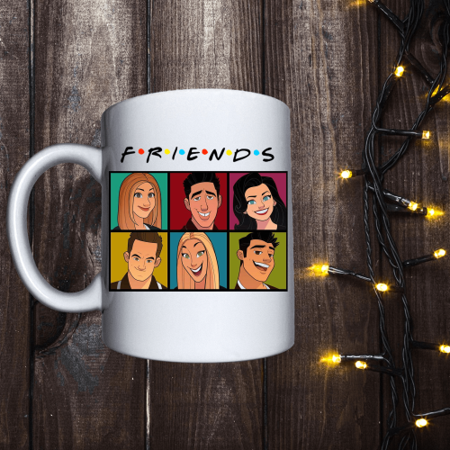 Чашка з принтом - Friends портрети