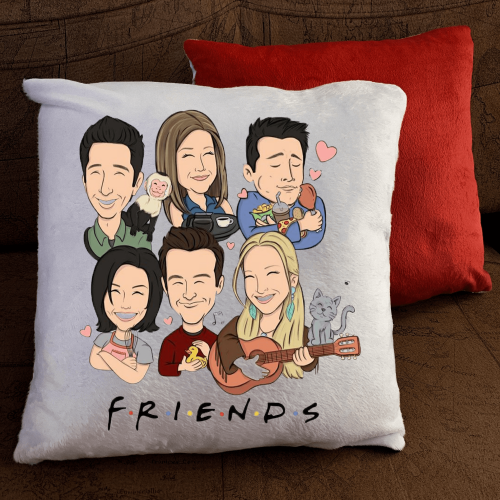 Подушка з принтом - Friends - Арт