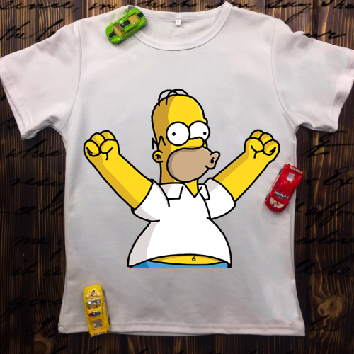 Чоловіча футболка з принтом - Гомер