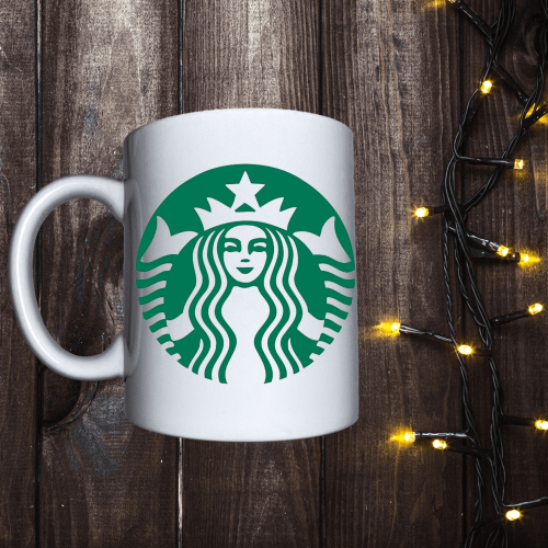 Чашка з принтом - Starbucks