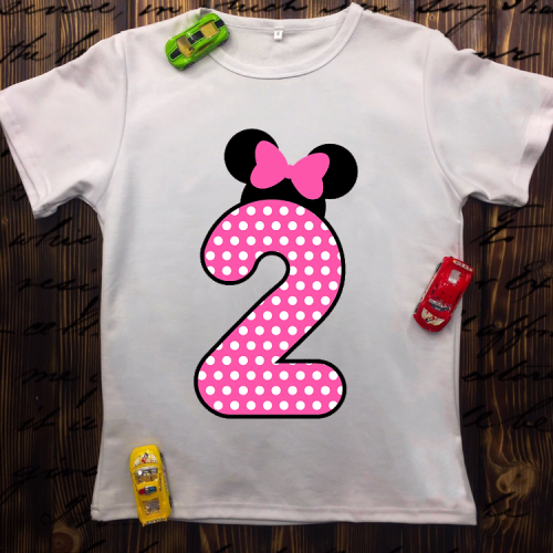 Дитяча футболка з принтом - Мікі 2 роки (2)