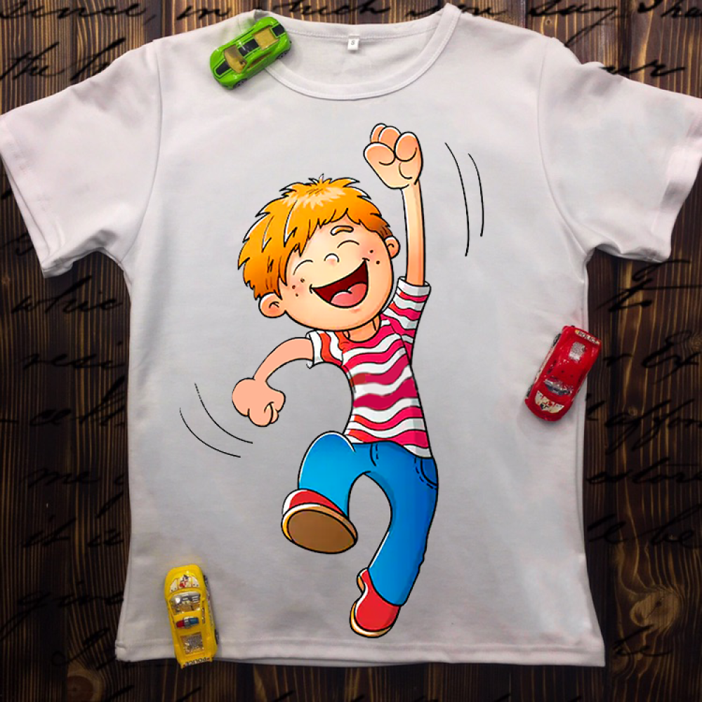Дитяча футболка з принтом - Хлопчик