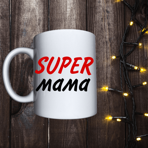 Чашка з принтом - Супер Мама