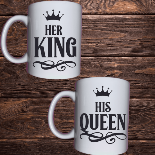 Чашка з принтом - Her king, his queen (2)
